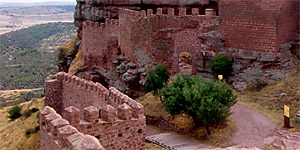 Castillo de Peracense. Vista norte. A 41 km de Albarracín.