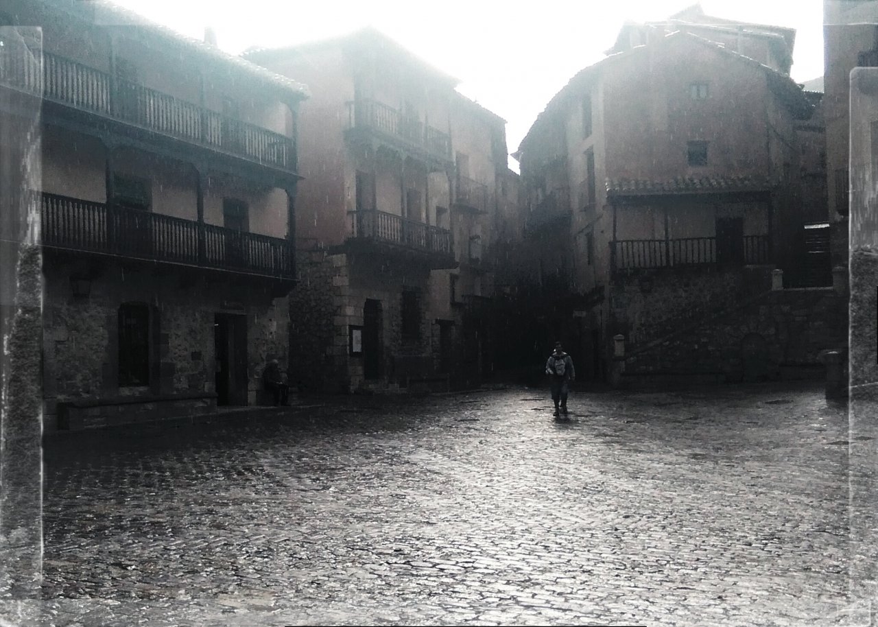 #Lluvia en #Albarracin, #EncantoDePrimavera