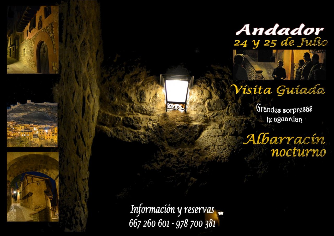 y esta noche… #VisitaGuiada en #Albarracin #Nocturno y con #GrandesSorpresas