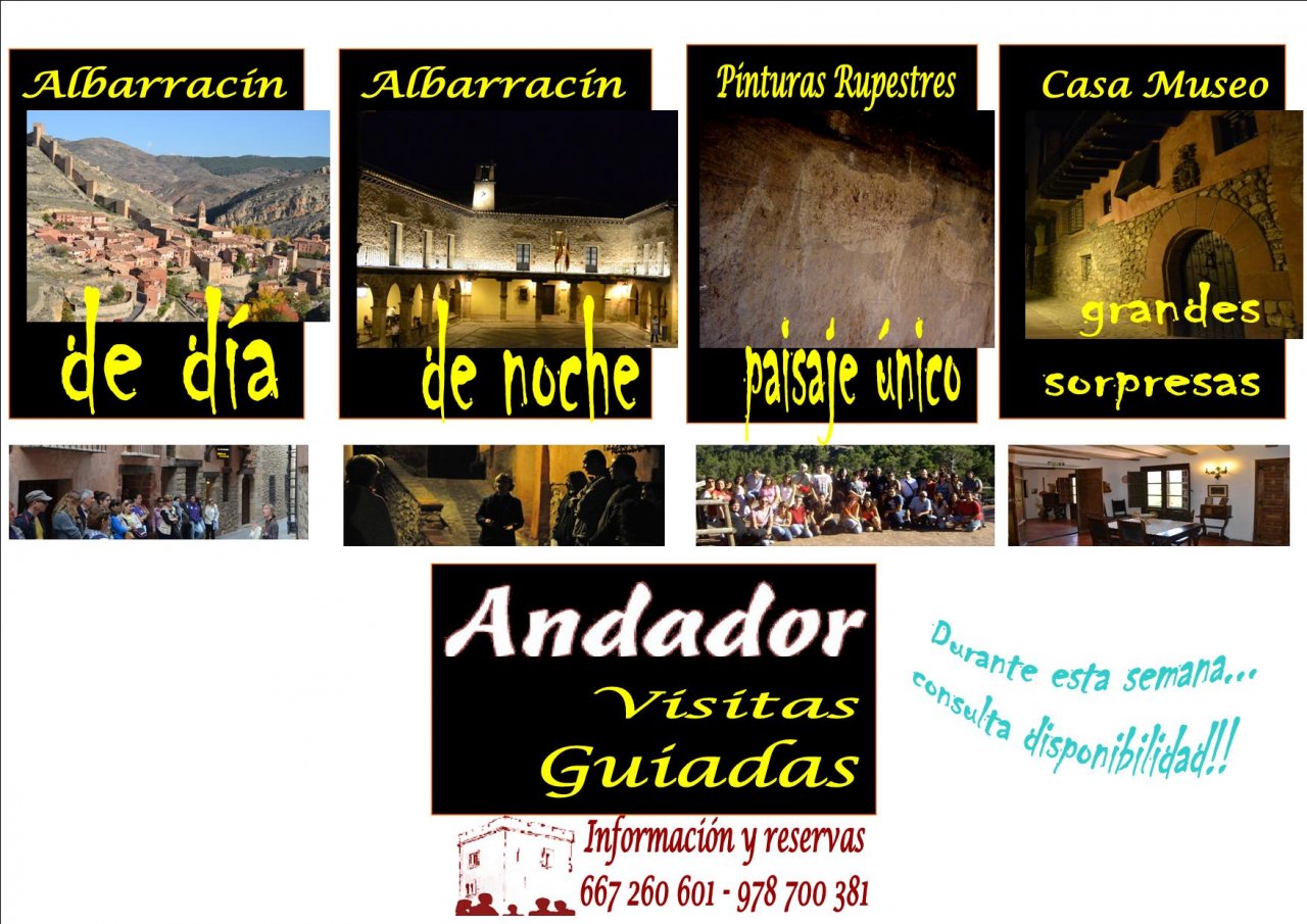#FelizLunes desde #Albarracin #Semana de varias #VisitasGuiadas