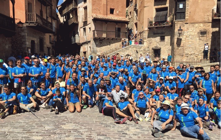 Noticia Eco de Teruel: La XXIV Marcha Bronchales-Albarracín reunió a más de 200 senderistas de todas las edades