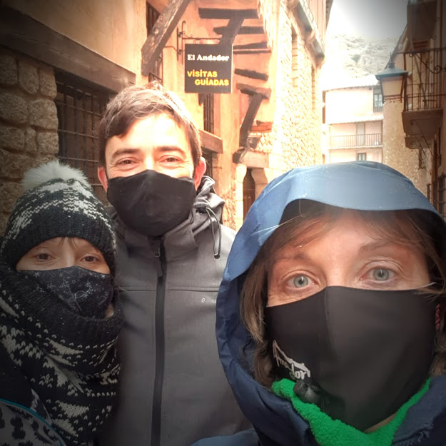 #PrimeraVisitaGuiada del #2021 en #Albarracín con una encantadora pareja: Gema y Jorge, GRACIAS!