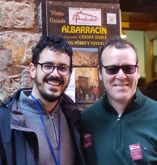 Pablo González, chef 2 Estrellas Michelín, de visita guiada en Albarracín con ANDADOR Visitas Guiadas.